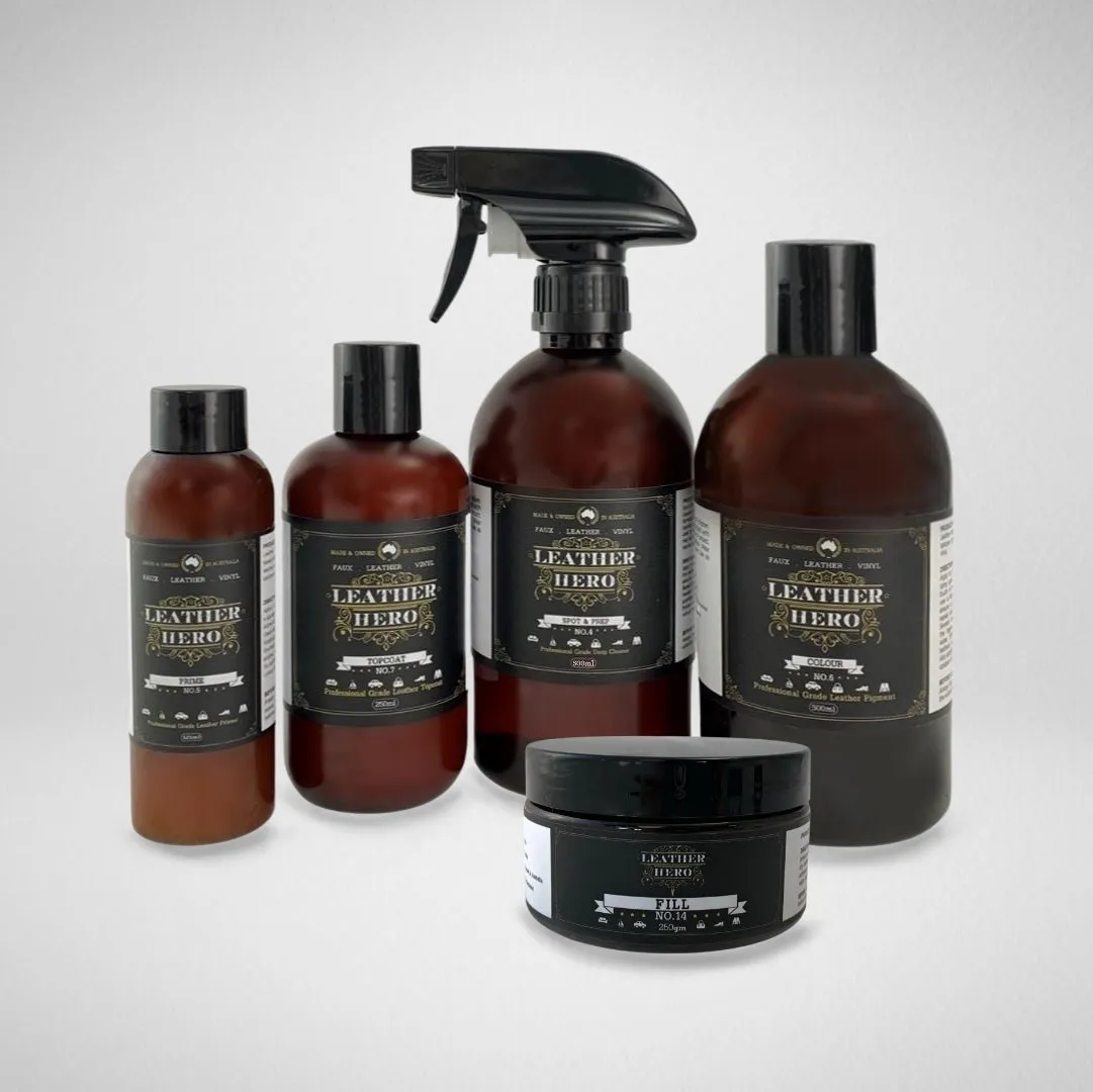 Leather Repair & Recolour Kit - Aniline Almond