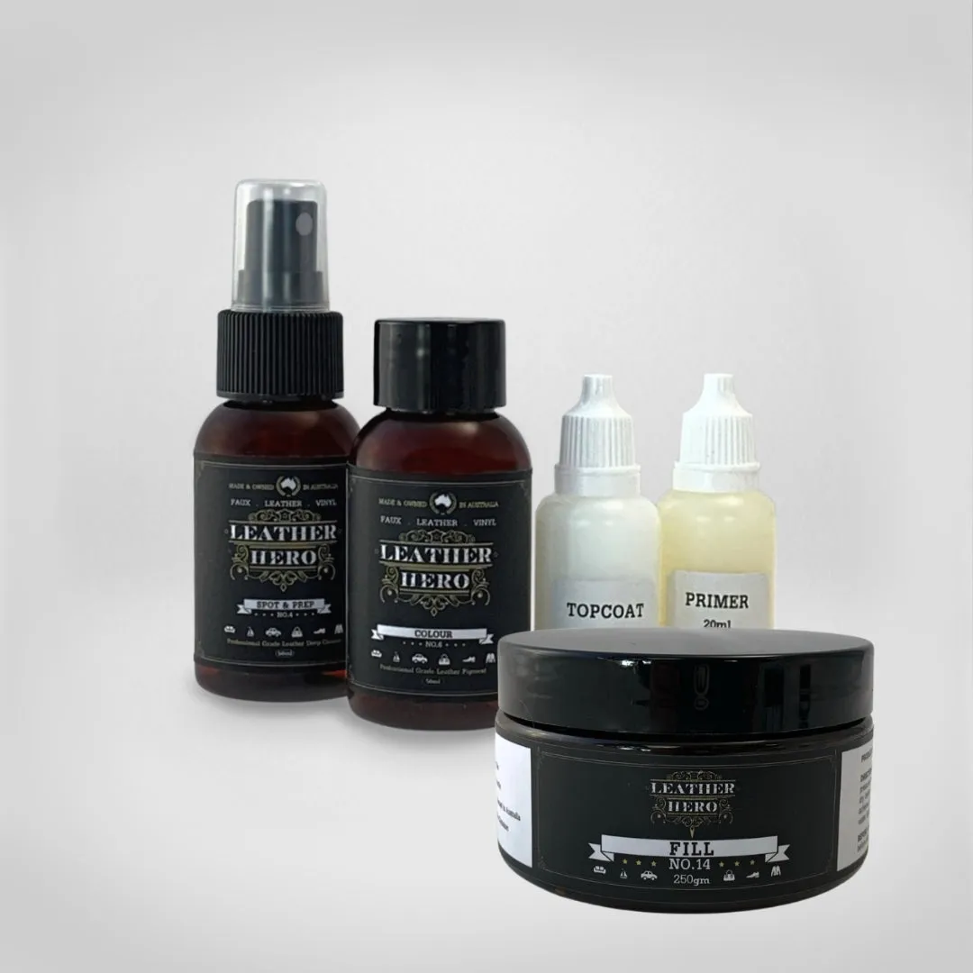 Leather Repair & Recolour Kit - Aniline Almond