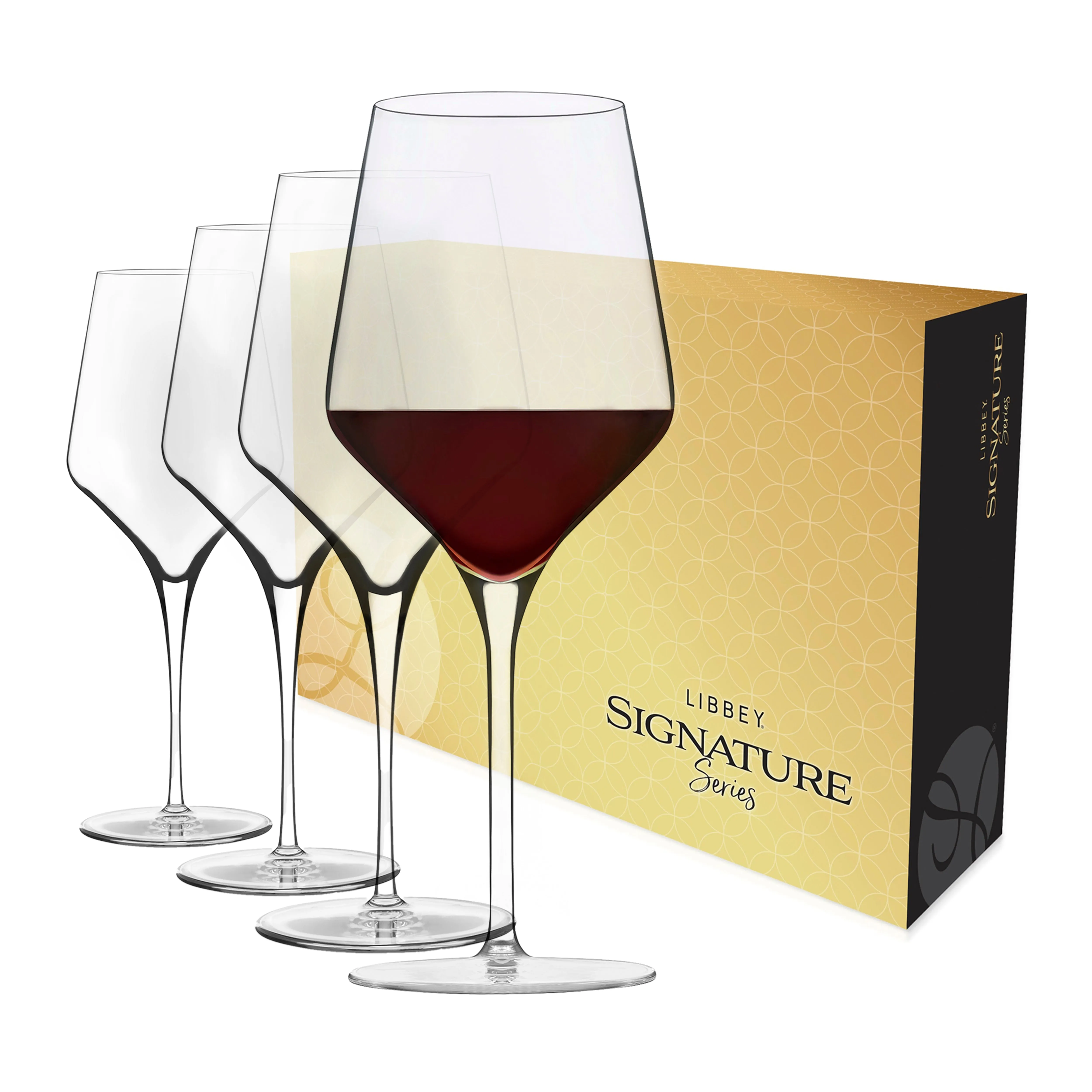 Libbey Signature Greenwich All Purpose Wine Gift Set of 4, 16 ounce