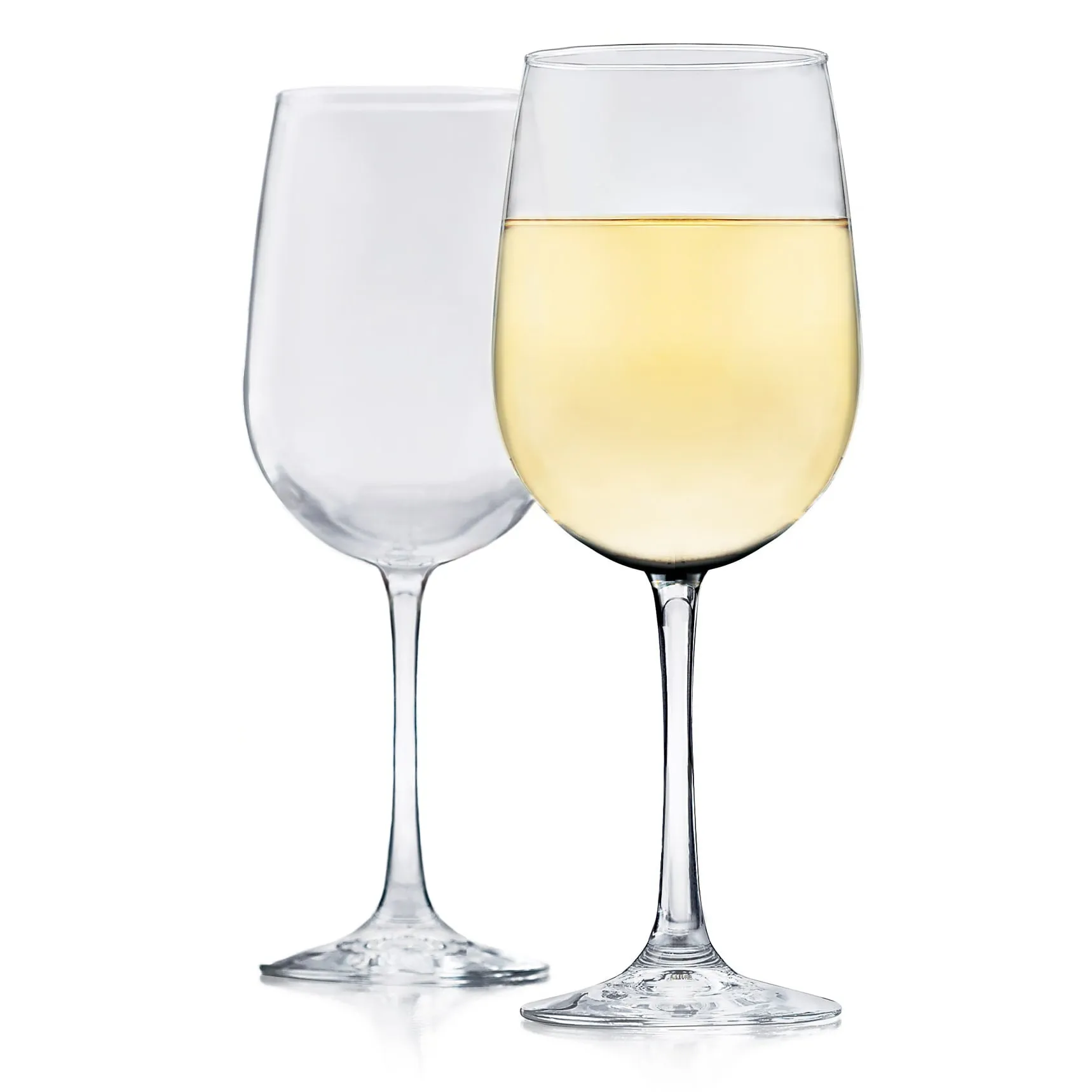 Libbey Vina White Wine Glasses, 18.5 ounce, Set of 6