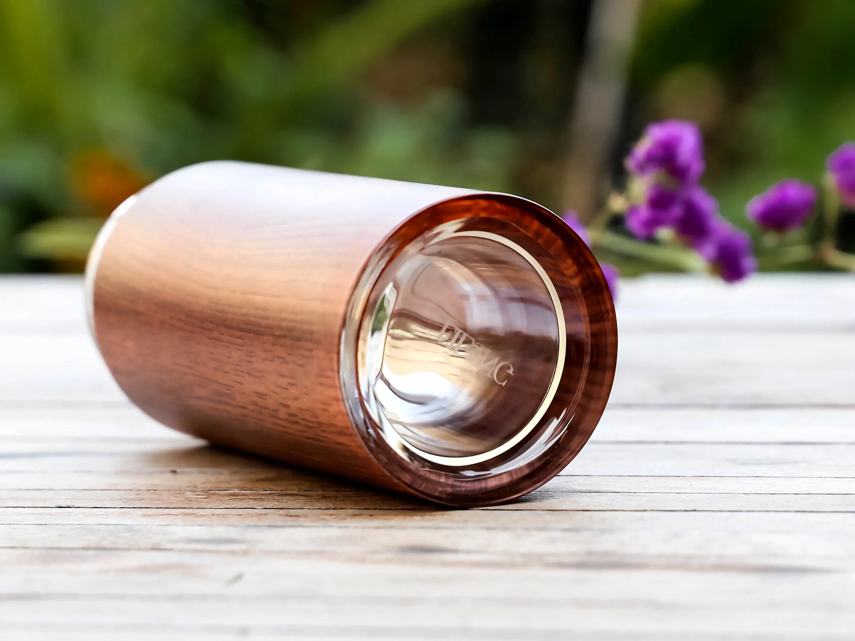 LOHAS Travel Bottle-Walnut Wood Grain (320ml)