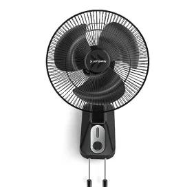 LONGWAY Speedy 12 1 Star 300 mm Energy Saving 3 Blade Wall Fan (Black, Pack of 1)