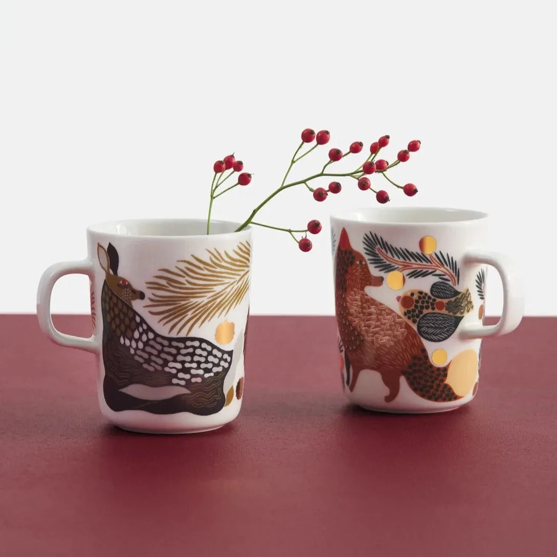 Marimekko Ketunmarja & Peura Mugs, Set of 2