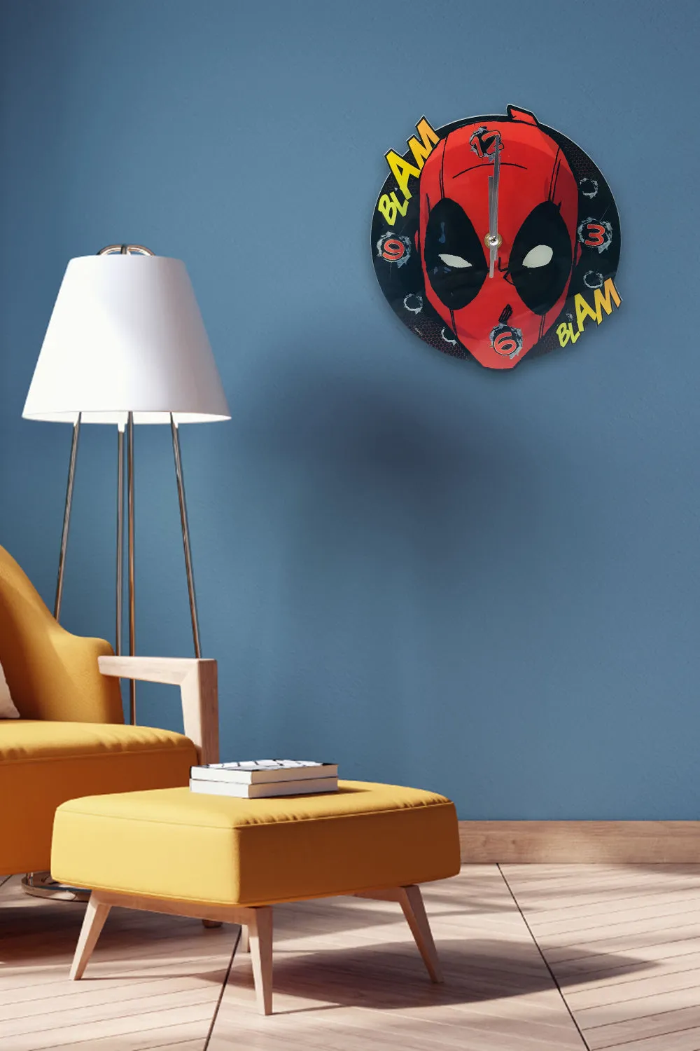 Marvel Deadpool Wall Clock - Acrylic