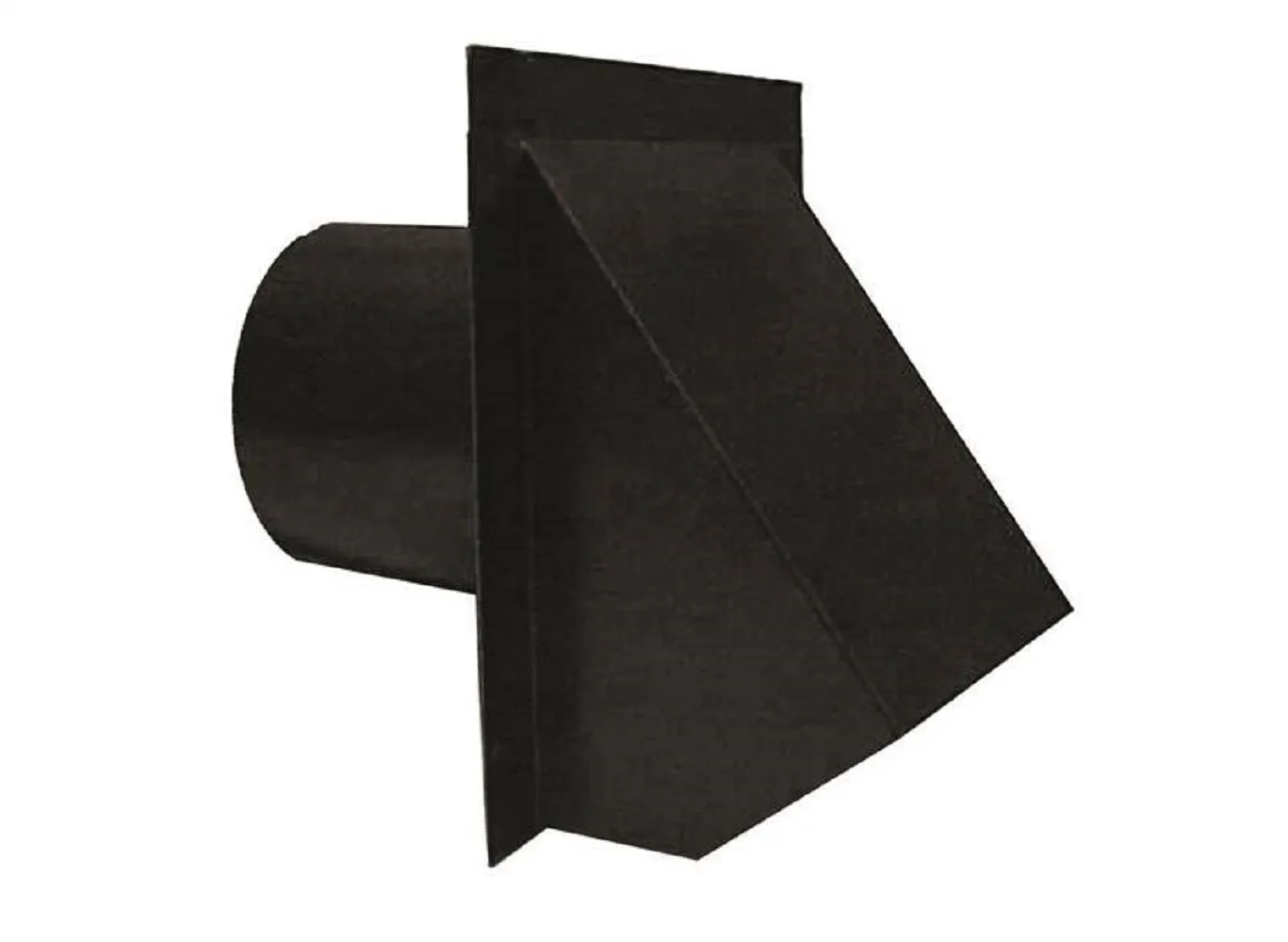 Master Flow WVA4BL  Round Wall Vent, 4", Black