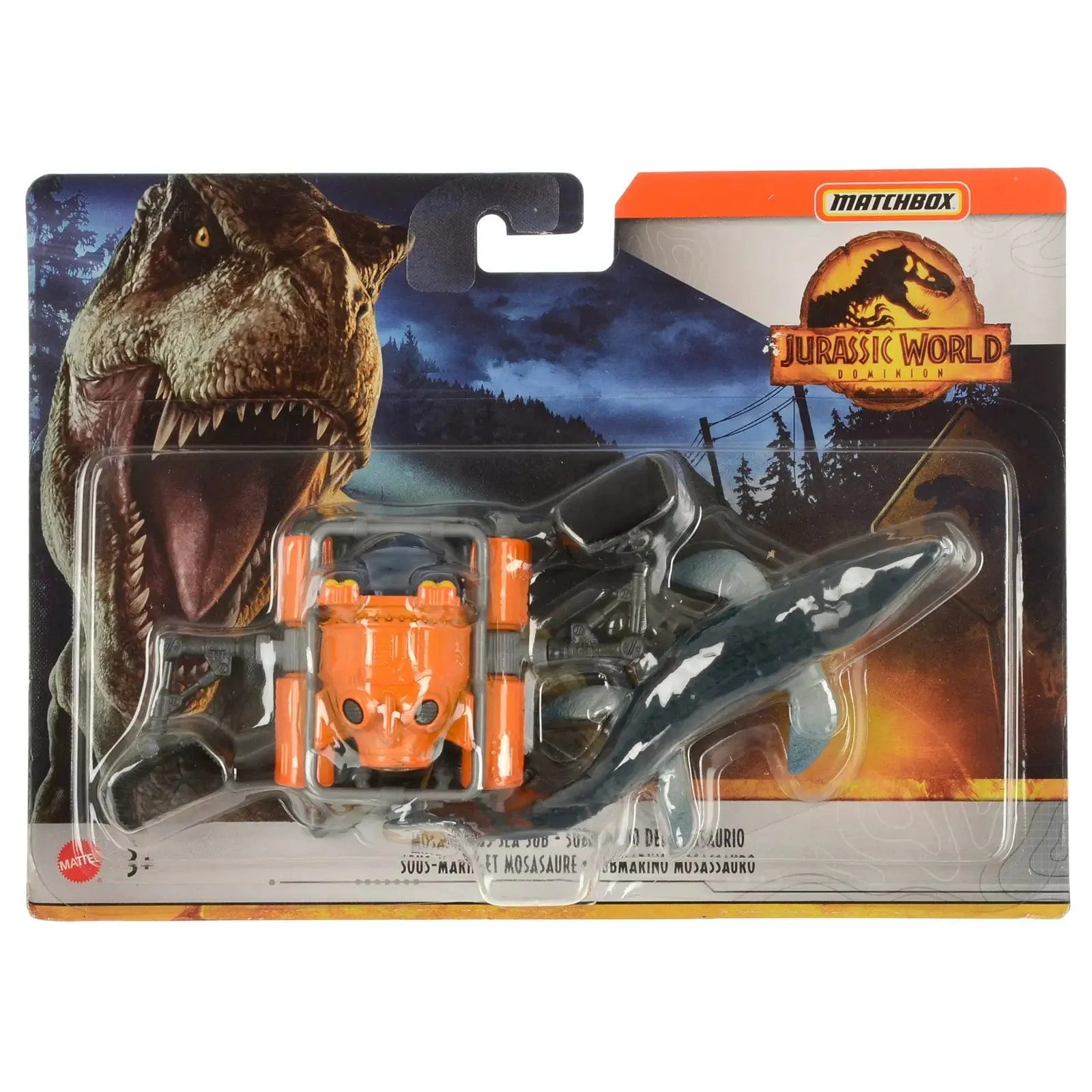 Matchbox Jurassic World Dinosaur Transporter Vehicle With Figure