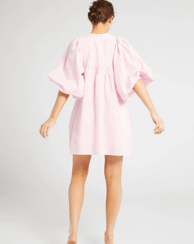 MILLE Daisy Dress Bubblegum Stripe