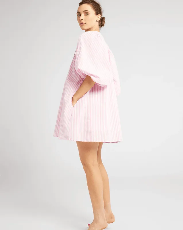 MILLE Daisy Dress Bubblegum Stripe