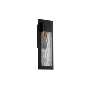 Mist LED Outdoor Wall Sconce in Black