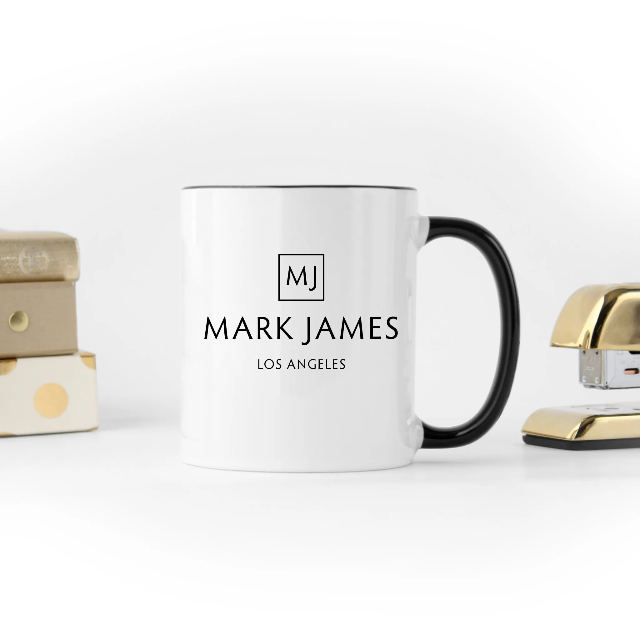 Monogram and Name Mug