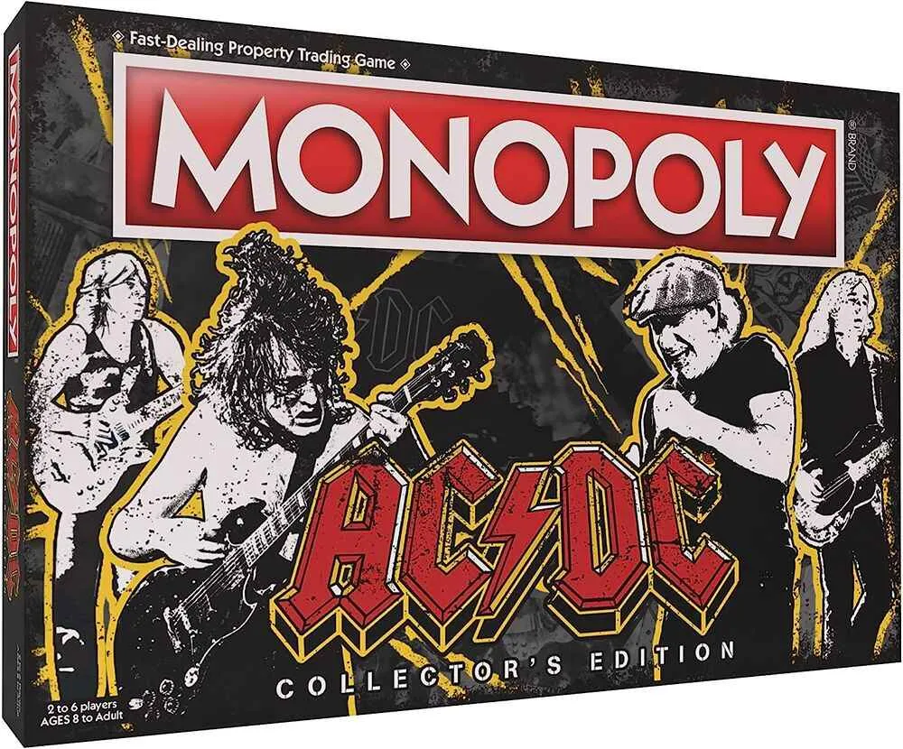 Monopoly AC/DC Collectors Edition Rock Music Band Board Game