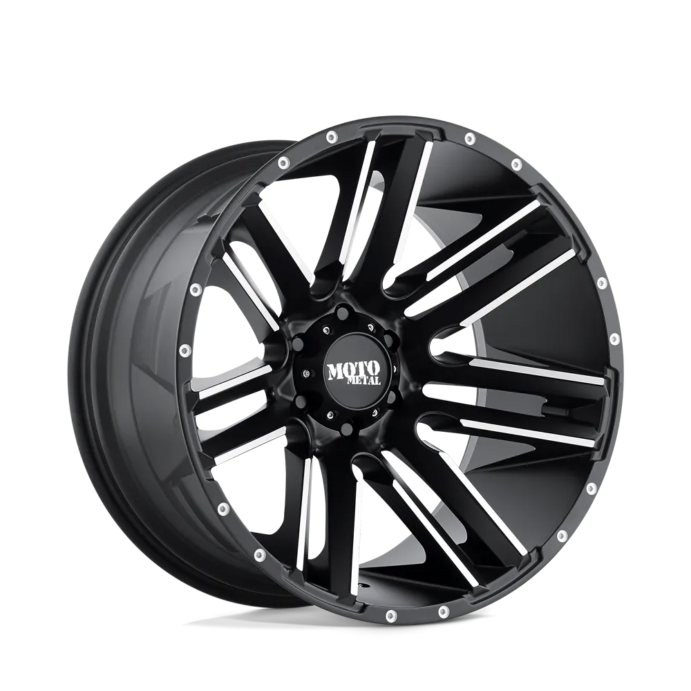 Moto Metal MO978 Razor 20X10 5X139.7 -24 mm Satin Black Machined