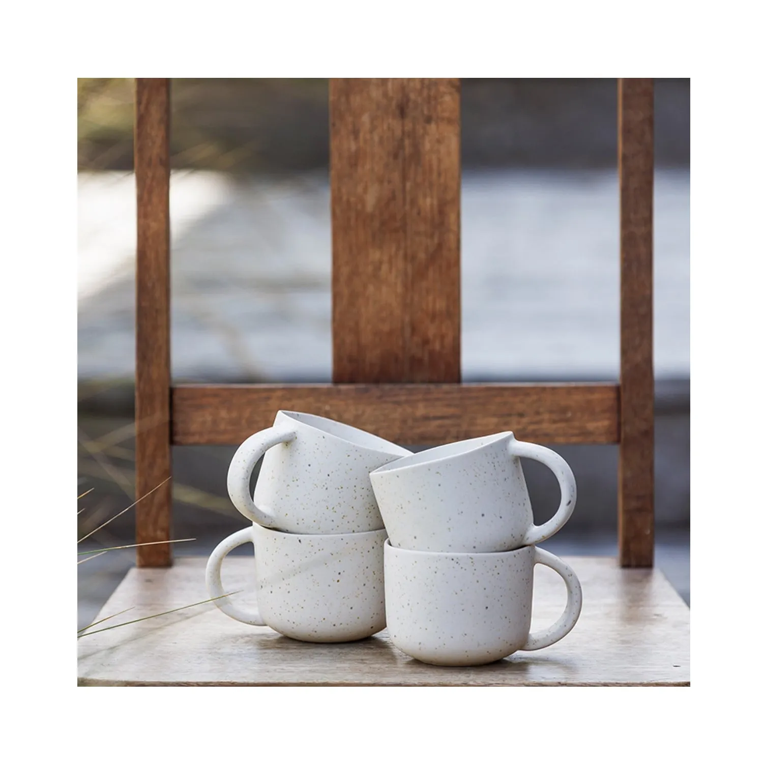 Mug Domus Set 4 Ecru