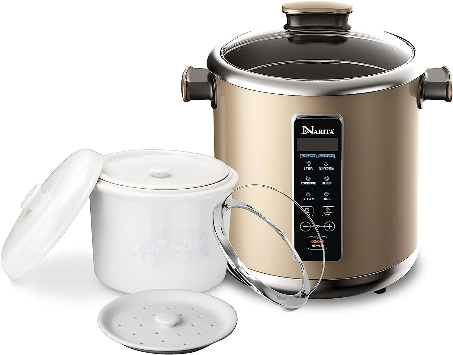 Narita Multi-Functional Stew Cooker 10.5 Quart