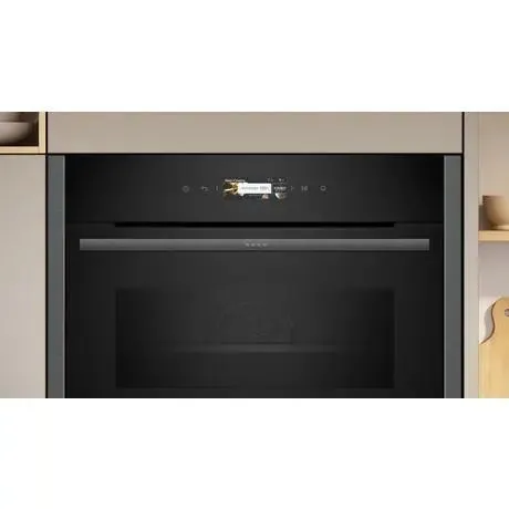 Neff C24MR21G0B Built In Compact Oven with microwave function - Graphite