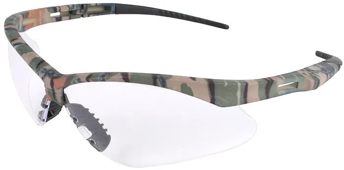 Nemesis Camo Clear Lens Safety Glasses #22608