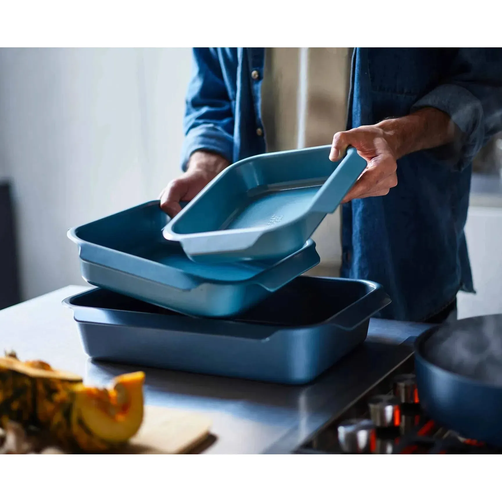 Nest™ Oven Non-stick Blue Roasting Pan