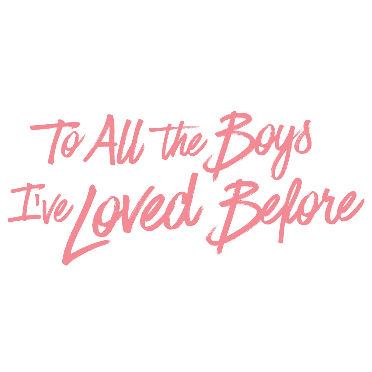 NETFLIX TO ALL THE BOYS I'VE LOVED BEFORE PEEL AND STICK WALL DECALS