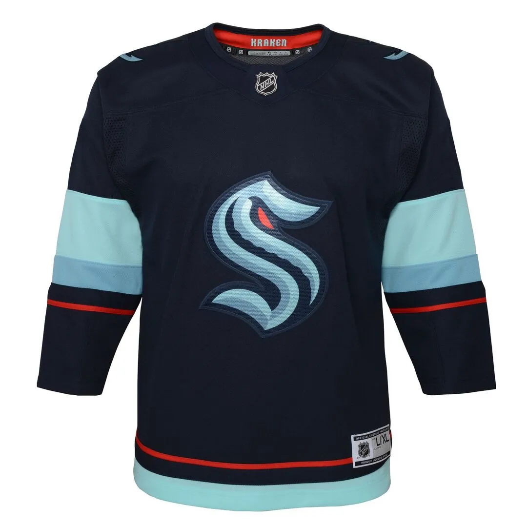 NHL Branded Toddler Seattle Kraken Premier Home Jersey