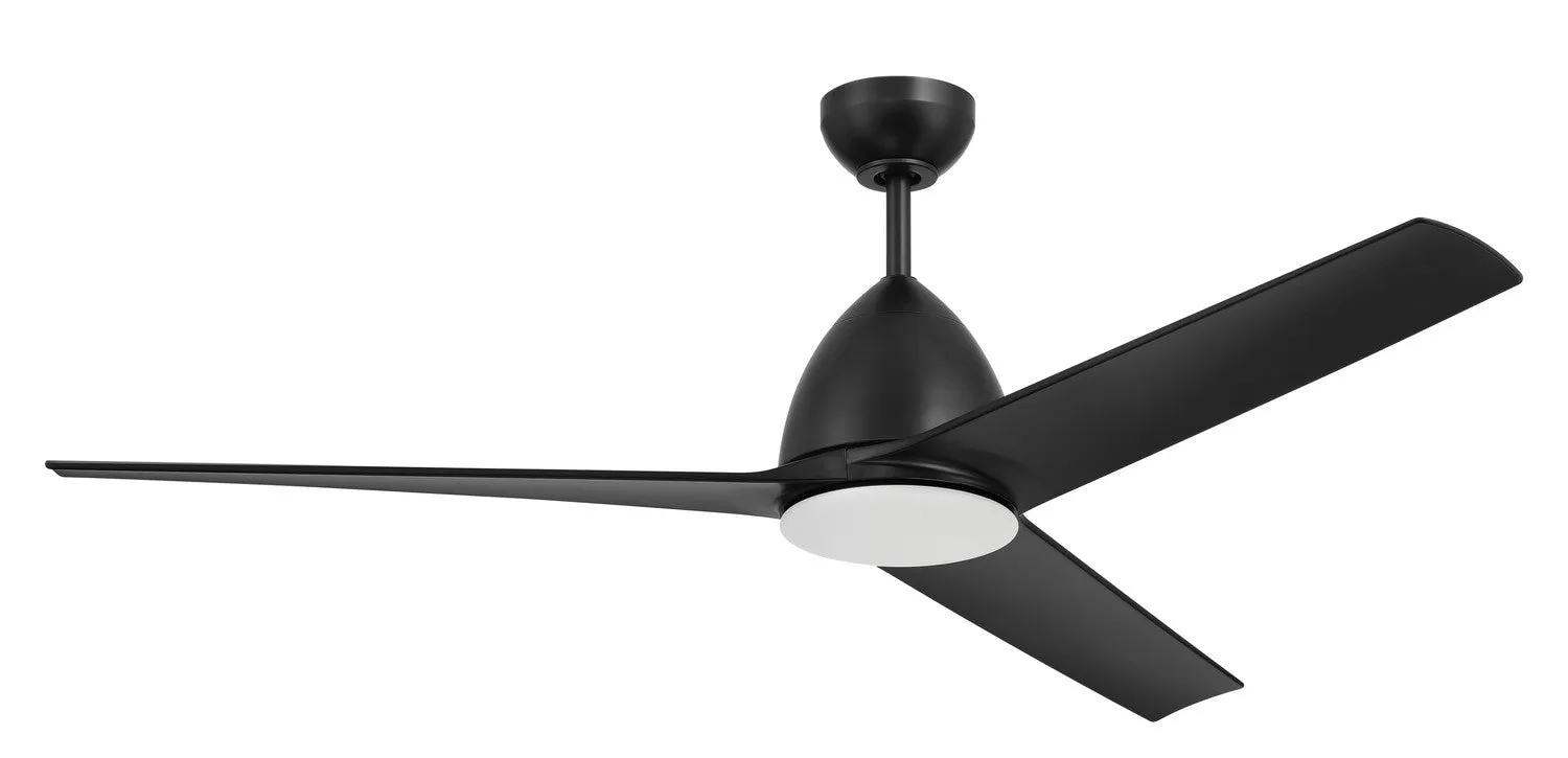 Nitro 54" Ceiling Fan in Flat Black