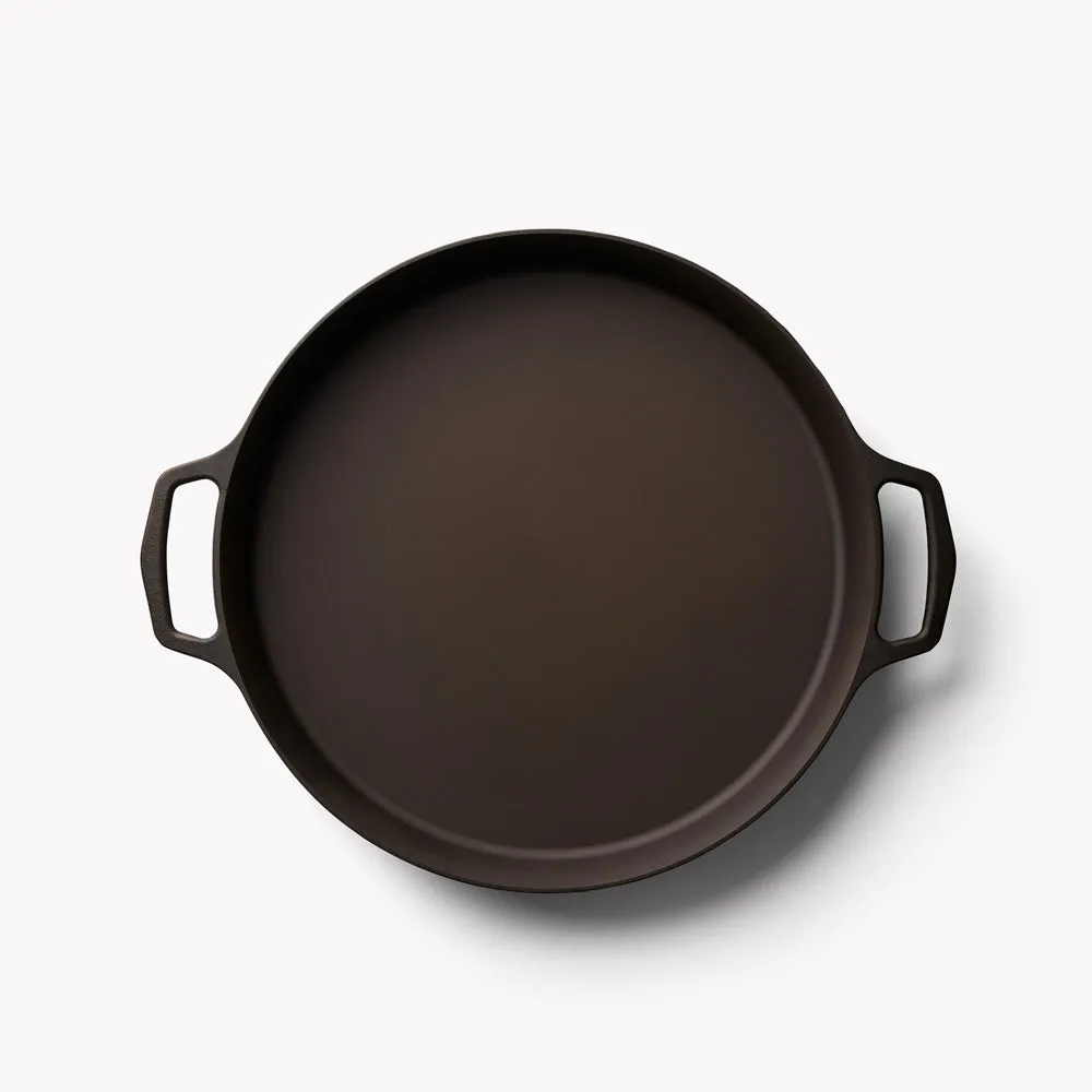 No.16 Double-Handled Cast Iron Skillet