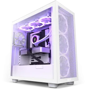 NZXT H7 FLOW Matte White 啞光白色 Tempered Glass ATX Case CM-H71FW-01