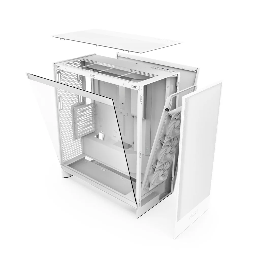 NZXT PC Case H7 Flow White