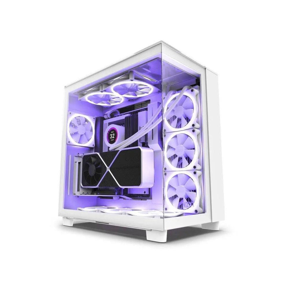 NZXT PC Case H9 Elite ARGB White