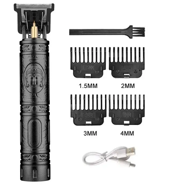 OIMG T9 Vintage Stainless Steel Rechargeable Hair Trimmer