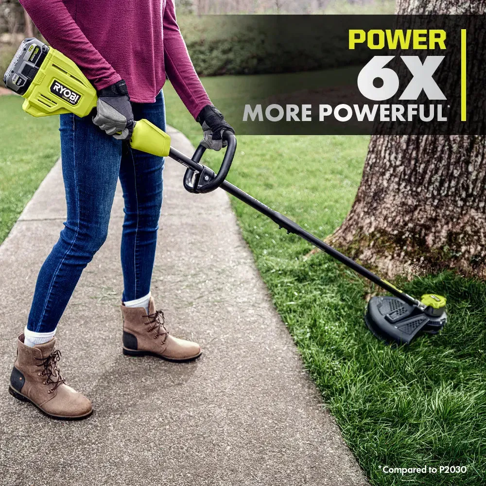 Open Box -  RYOBI ONE  HP 18V Brushless Whisper Series 15 in. Cordless Battery String Trimmer (Tool Only)