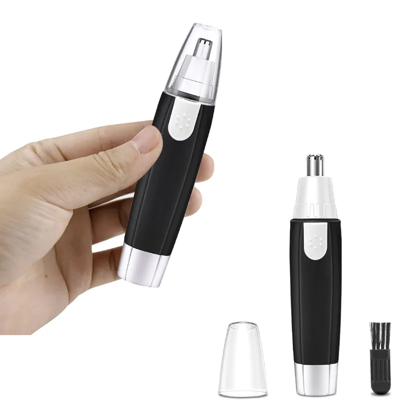 Painless Electric Nose Hair Trimmer, Battery-Operated Nose Hair Razor for Men and Women