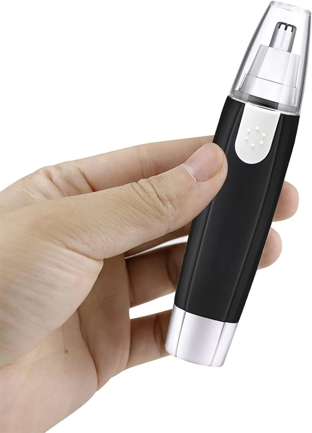 Painless Electric Nose Hair Trimmer, Battery-Operated Nose Hair Razor for Men and Women