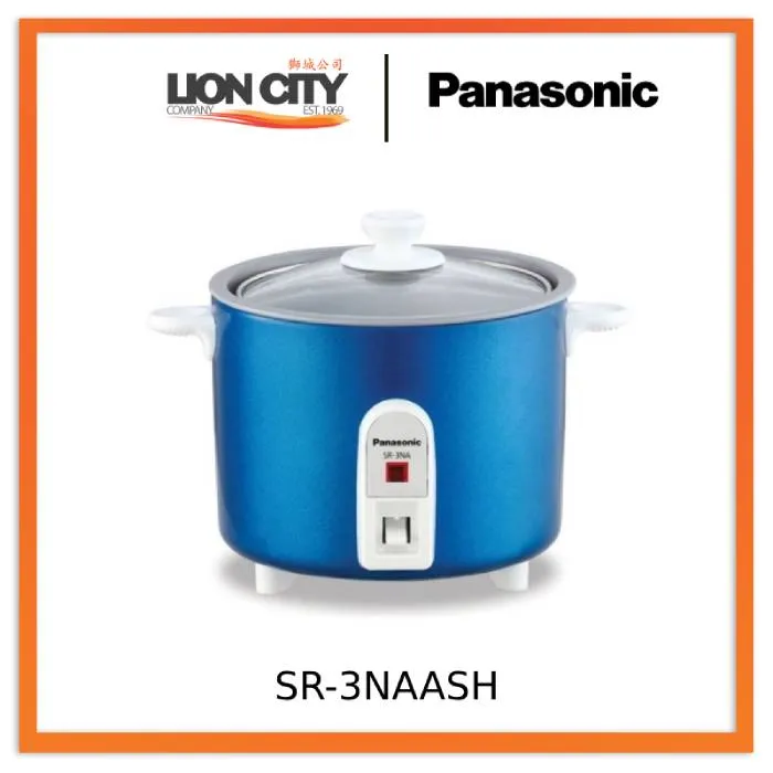 Panasonic SR-3NAASH Small Rice Cooker (0.27L)