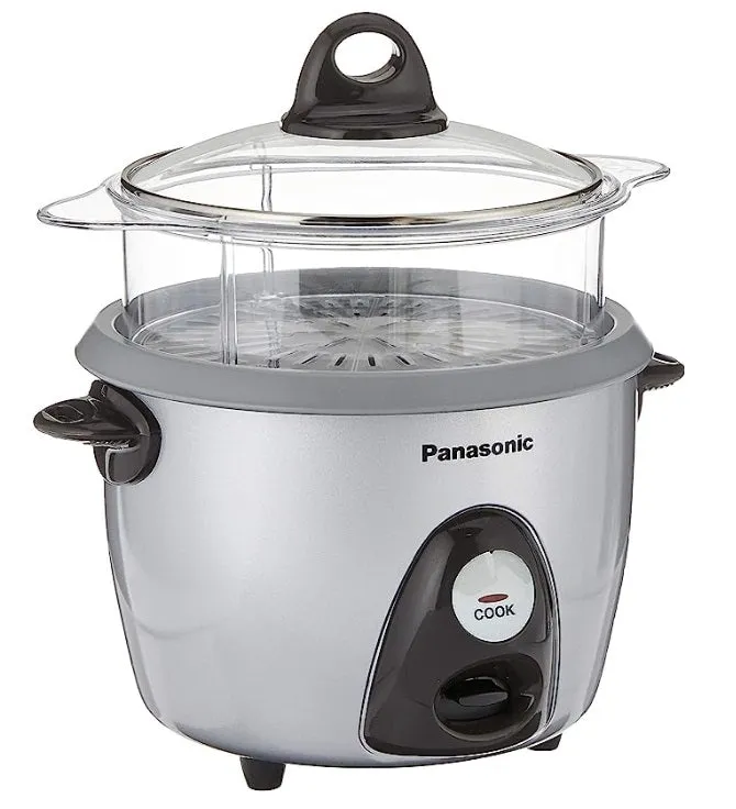 Panasonic SR-G06FGELSH 0.6L Conventional Rice Cooker (Silver)