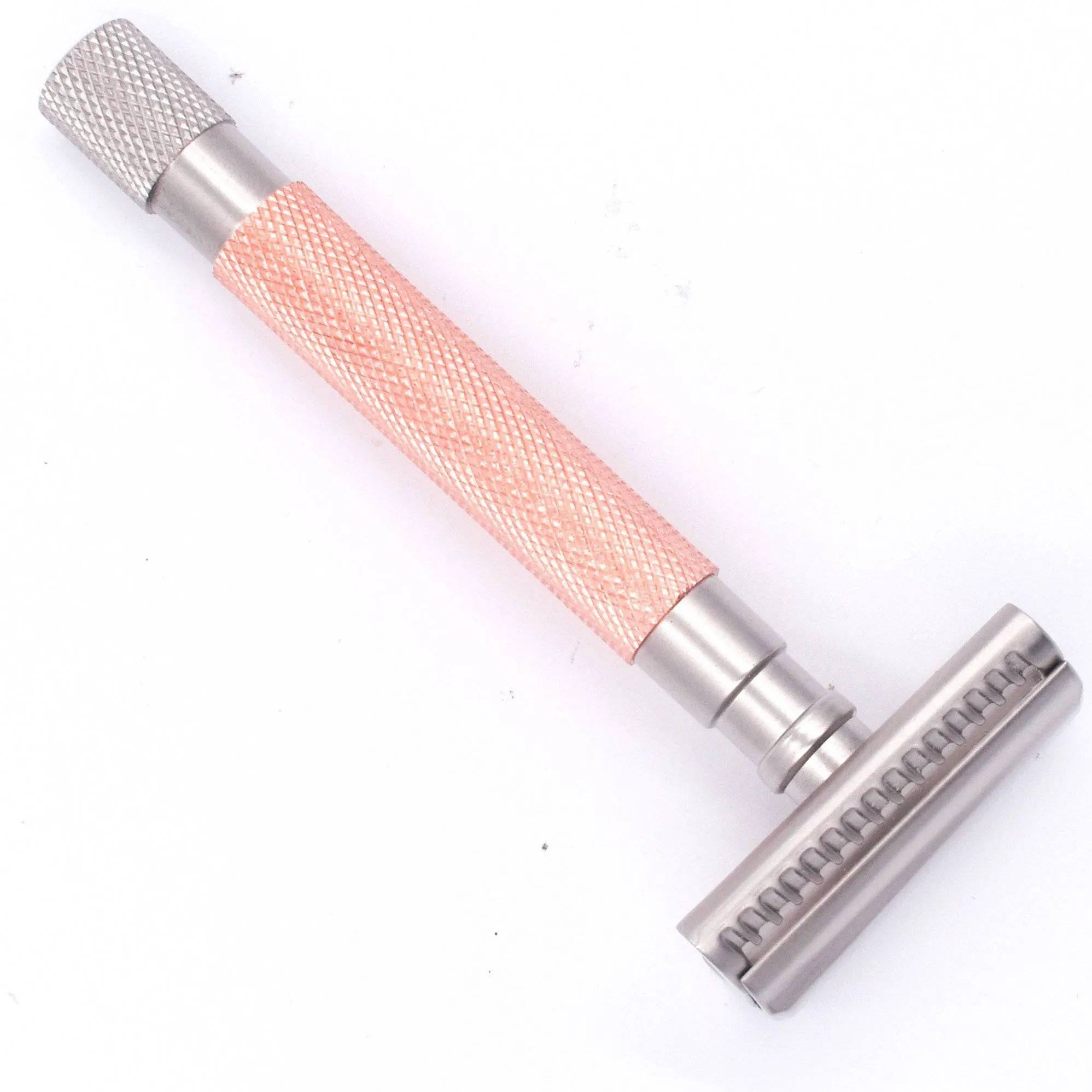 Parker Semi Slant 3 Piece Safety Razor 55SL - Rose Gold