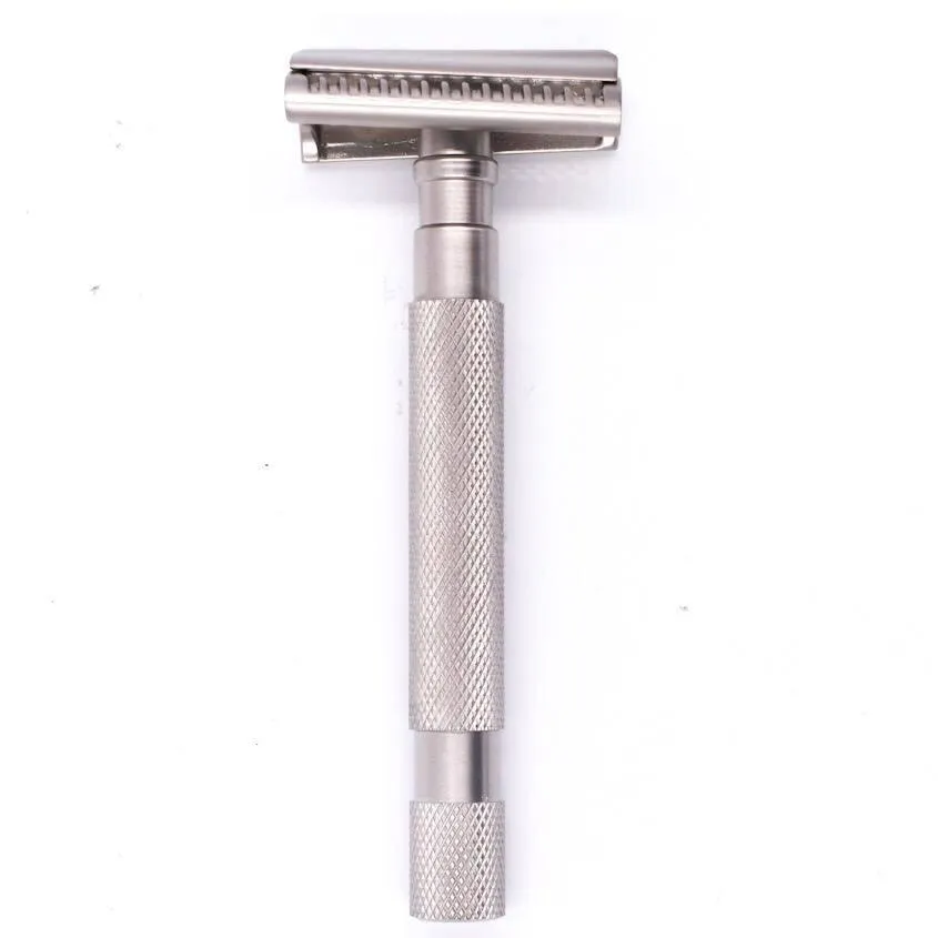 Parker Semi Slant 3 Piece Safety Razor 55SL - Satin Chrome