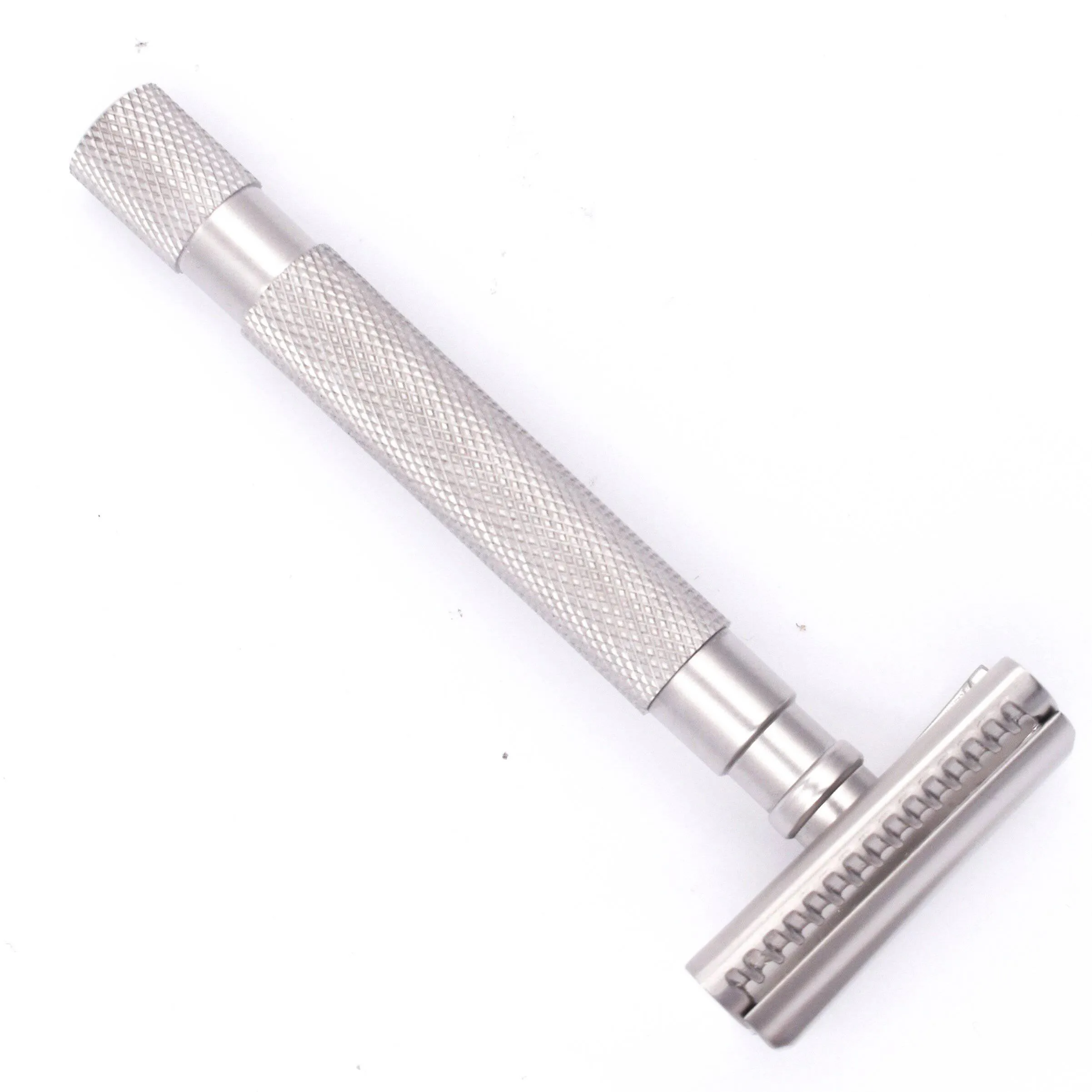 Parker Semi Slant 3 Piece Safety Razor 55SL - Satin Chrome