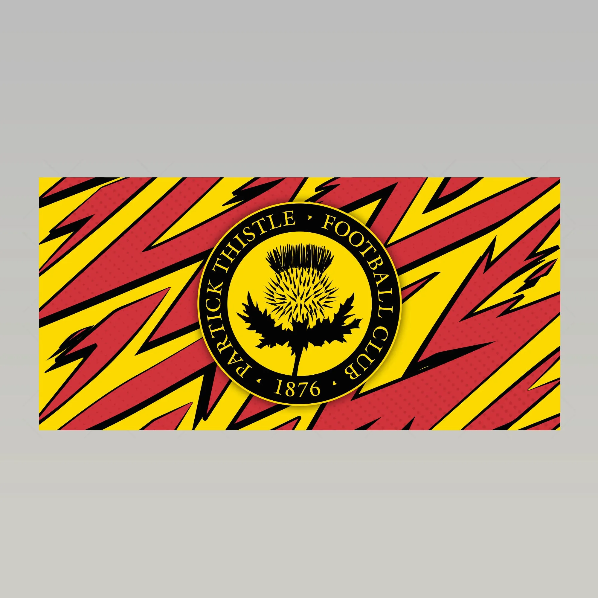 Partick Thistle Comic Flash Mug