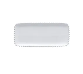 Pearl White Rectangular Plate