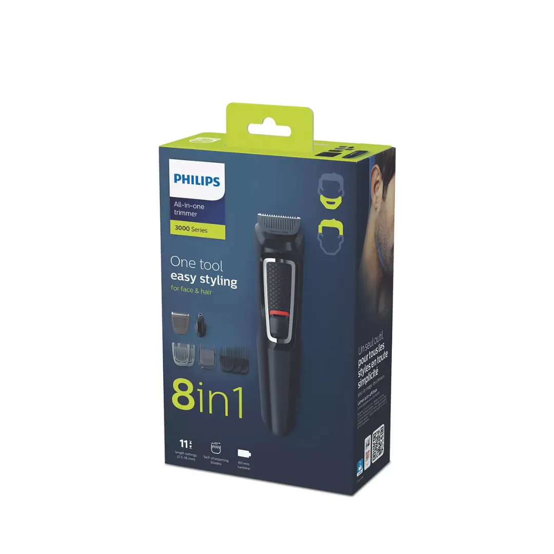 Philips MG3730 Multigroom Series 3000 8-in-1 Face and Hair Trimmer