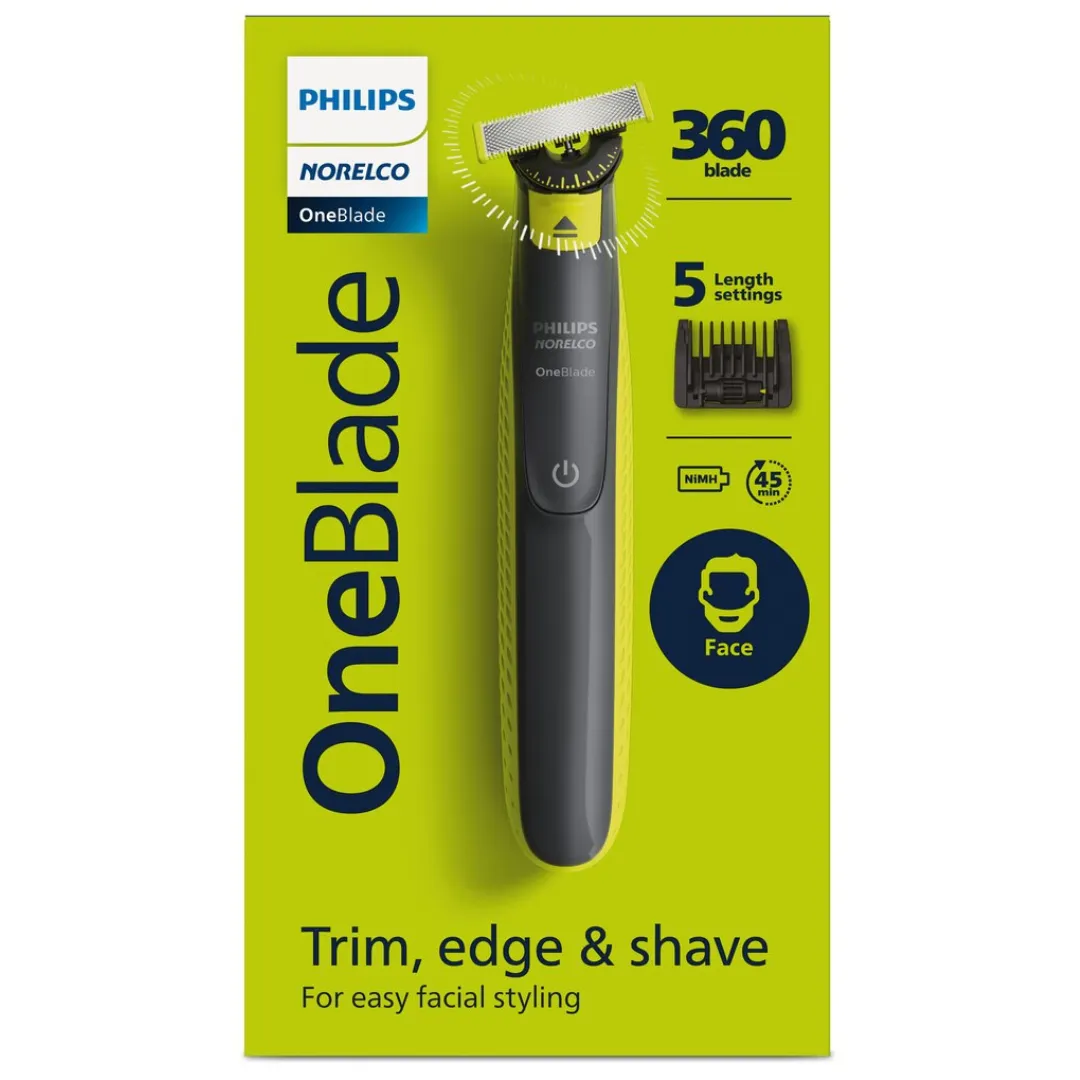 Philips Norelco OneBlade 360 Rechargeable Electric Shaver/Trimmer