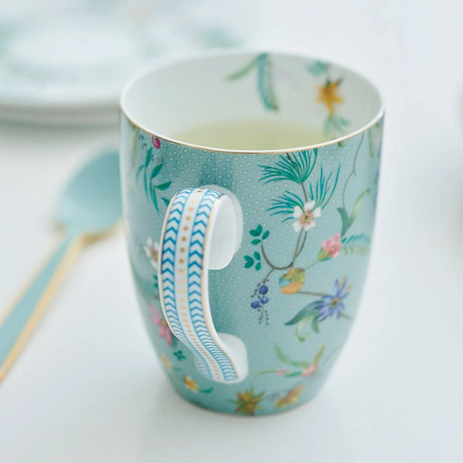 Pip Studio Jolie Flowers Mug - Blue