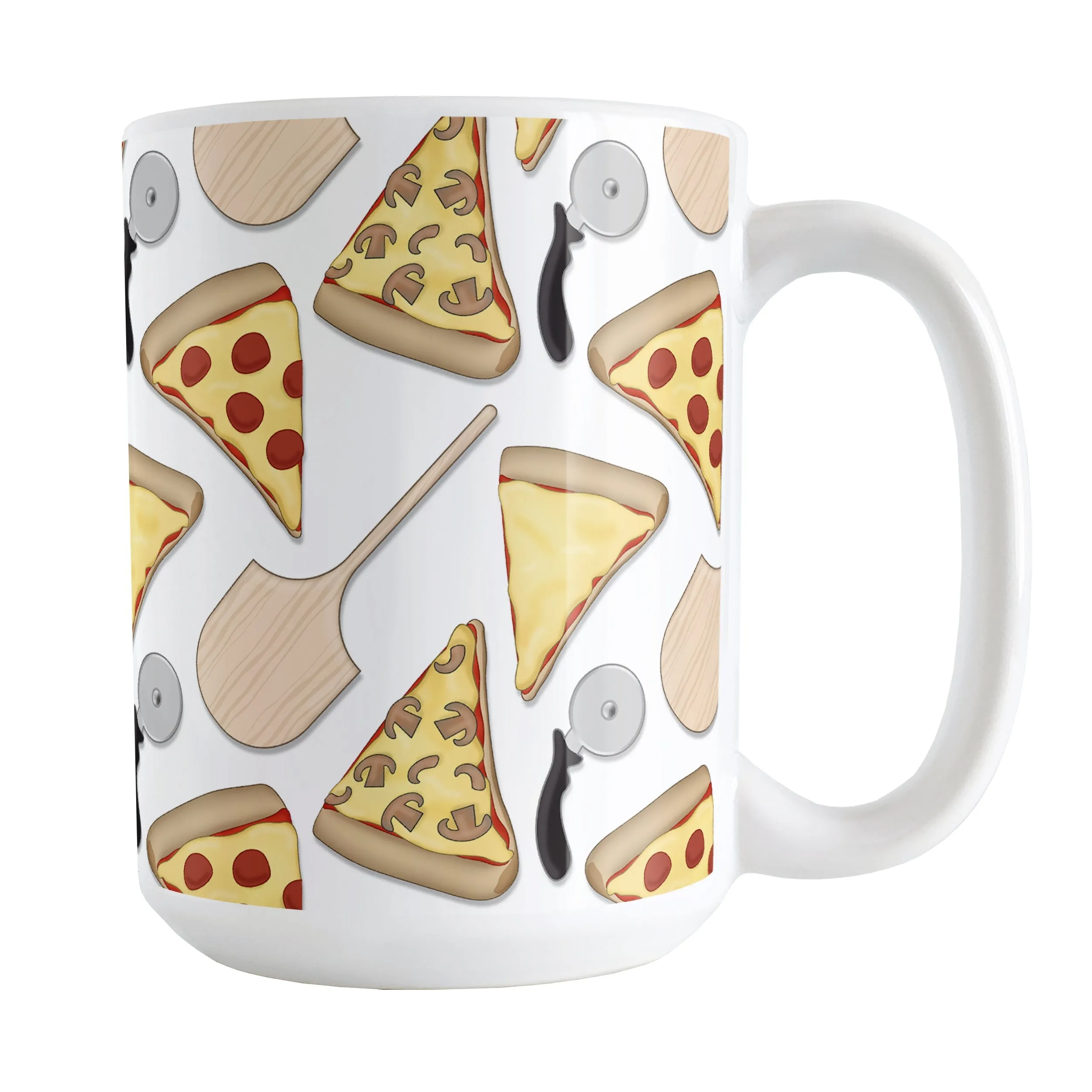 Pizzeria Pizza Pattern Mug