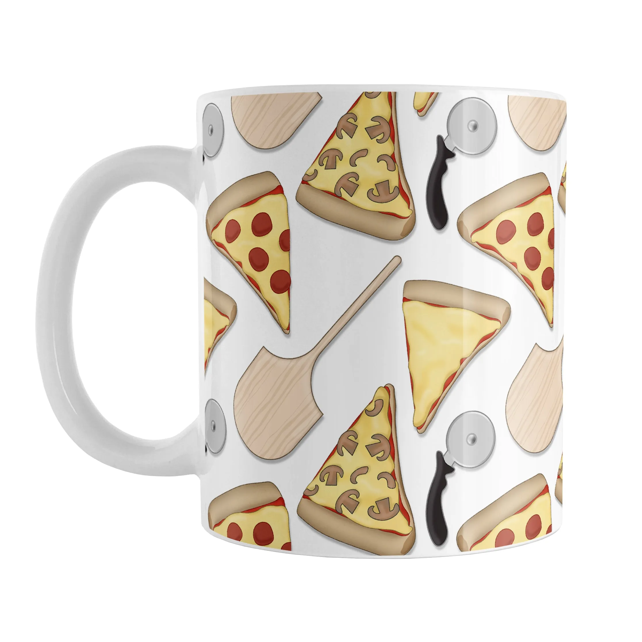 Pizzeria Pizza Pattern Mug