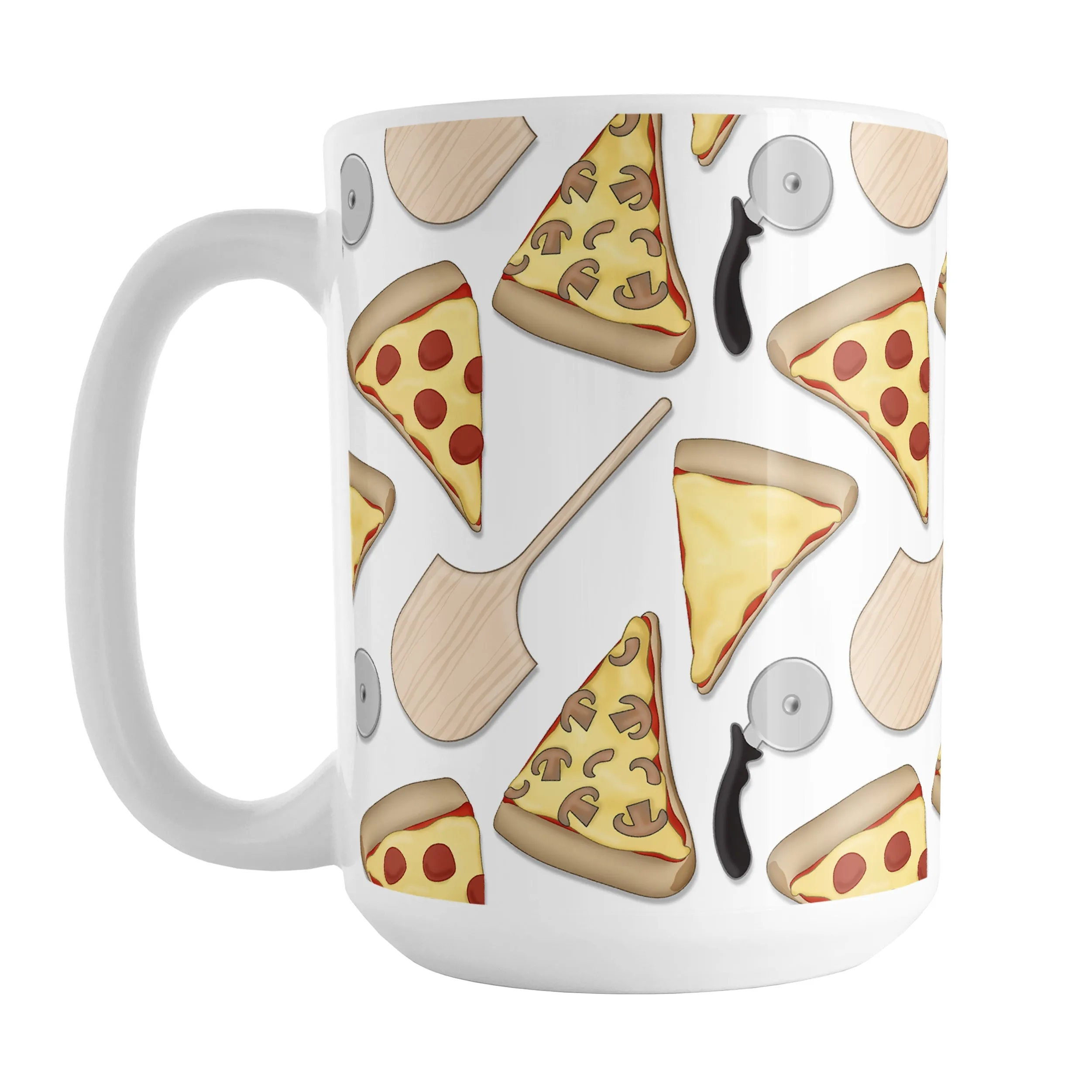 Pizzeria Pizza Pattern Mug