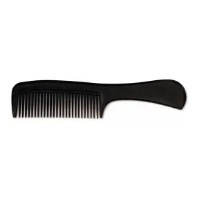 PLASTIC RAKE HANDLE COMB 8" 12PCS BULK PACK - BLACK