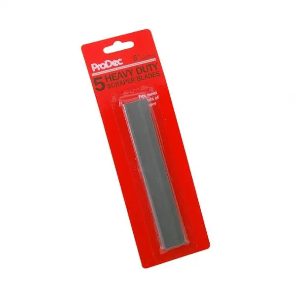 Prodec 5x Heavy Duty 6" Scraper Blades