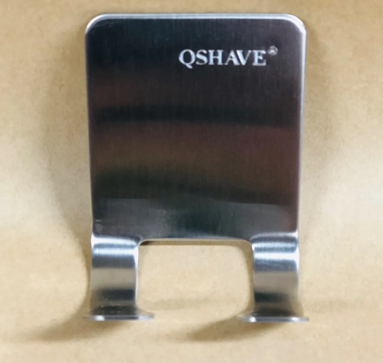 QShave Shelf Razor Stand, Stainless Steel Razor Holder