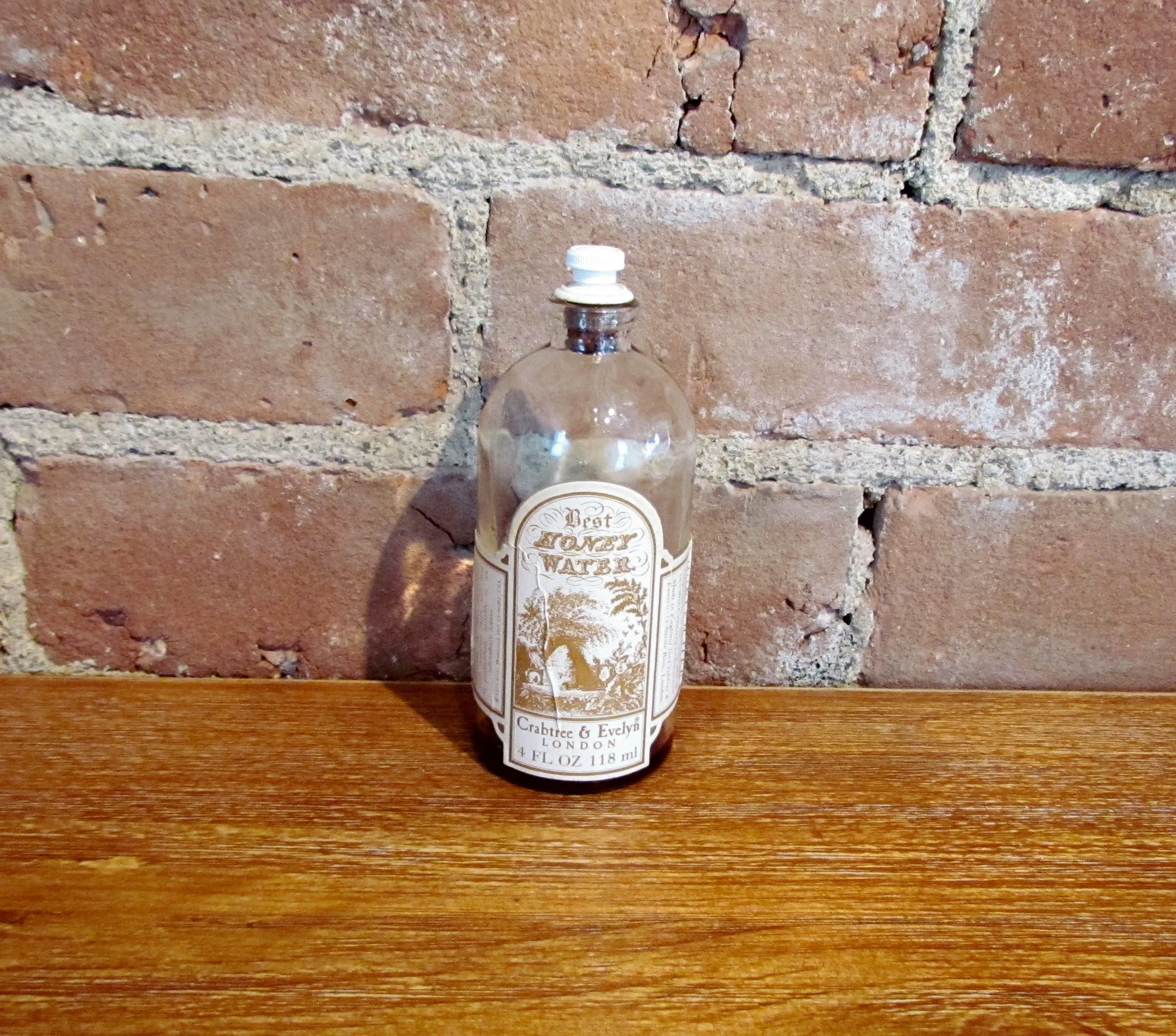 Rare Vintage Crabtree & Evelyn Honey Water Bottle