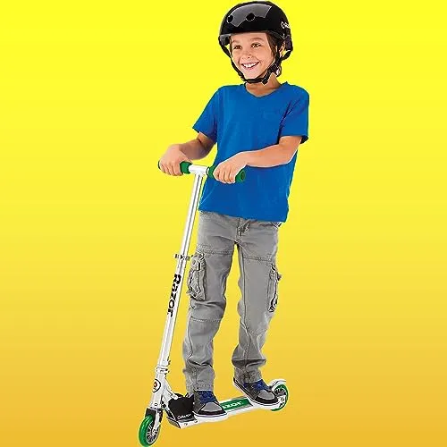 Razor A Kick Scooter for Kids - Lightweight, Foldable, Aluminum Frame, and Adjustable Handlebars